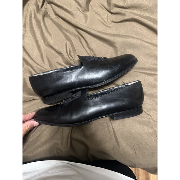 Women’s Stephane Kelian Embossed Leather Loafers Size 6.5UK 8.0US Vintage Shoes - Picture 2 of 7